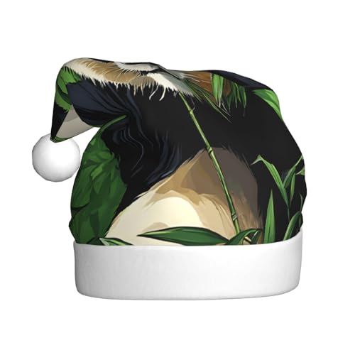 KFRXXZQB Cartoon-Panda-Druck für Erwachsene, Plüsch-Weihnachtsmützen – festliche Weihnachtsmannmützen für Erwachsene – leichte und bequeme Weihnachtsfeiern, Partys, Feiertage. KFRXXZQB Cartoon-Panda-Druck für Erwachsene, Plüsch-Weihnachtsmützen – festliche Weihnachtsmannmützen für Erwachsene – leichte und bequeme Weihnachtsfeiern, Partys, Feiertage. von KFRXXZQB