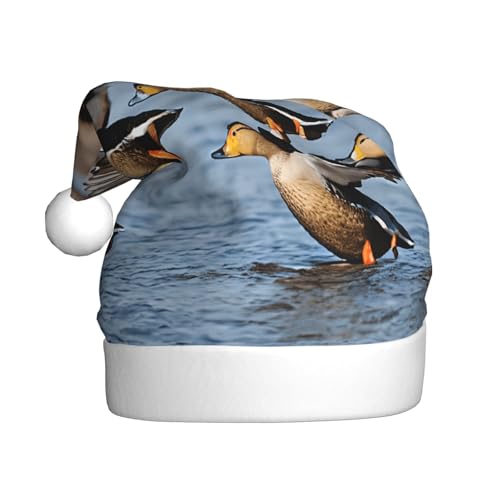 KFRXXZQB Stockente Enten – Druck Erwachsene Plüsch Weihnachtsmützen – Festliche Nikolausmützen für Erwachsene – Leicht & Bequem Weihnachtstreffen, Partys, Urlaub Feiern KFRXXZQB Stockente Enten – Druck Erwachsene Plüsch Weihnachtsmützen – Festliche Nikolausmützen für Erwachsene – Leicht & Bequem Weihnachtstreffen, Partys, Urlaub Feiern von KFRXXZQB