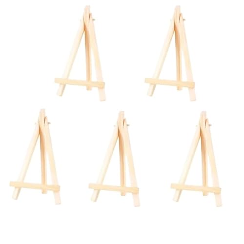 Staffelei Klein Holz 1/20 stücke Natürliche Holz Mini Staffelei Rahmen Stativ Display Treffen Hochzeit Tisch Name Karte Stand Halter Kinder Malerei Handwerk(20pcs (8x15cm)) von KFXYSM
