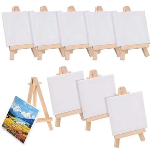 Staffelei Klein Holz 12 Sets Kinder Öl Staffelei Aquarell Leinwand Board Weiß Farbe Boards Kit Leinwände Panel Die Kreis Kleine Malerei for Staffelei Klein Holz 12 Sets Kinder Öl Staffelei Aquarell Leinwand Board Weiß Farbe Boards Kit Leinwände Panel Die Kreis Kleine Malerei for von KFXYSM