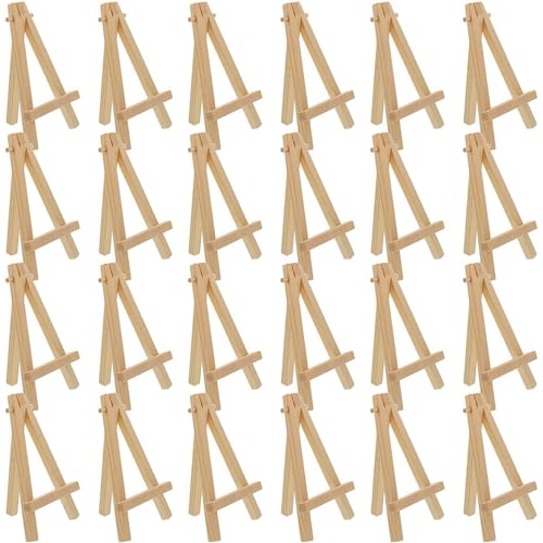 Staffelei Klein Holz 24 Stück 12,7 cm Mini-Ausstellungsständer aus Holz, Staffeleien, Tischständer, geeignet for Kinderbasteleien, Visitenkarten Staffelei Klein Holz 24 Stück 12,7 cm Mini-Ausstellungsständer aus Holz, Staffeleien, Tischständer, geeignet for Kinderbasteleien, Visitenkarten von KFXYSM