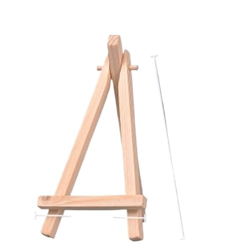 Staffelei Klein Holz 30 Stücke Holz Mini Staffelei Rahmen Dreieck Hochzeit Tisch Karte Stand Display Halter Kinder Malerei Handwerk Künstlerbedarf(8 30pcs) von KFXYSM