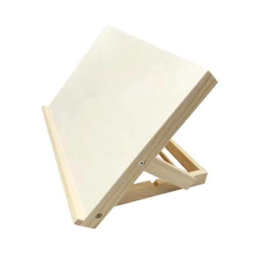 Staffelei Klein Holz Faltbare Tischstaffelei, verstellbar, tragbar, Zeichenstaffelei aus Holz, Kunstbedarf, leichtes Skizzier- und Malbrett, for Studenten Künstler(Style A) von KFXYSM