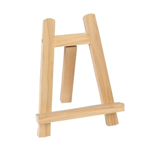 Staffelei Klein Holz Kleine Tisch-Staffelei mit Ständer, Rahmen, Künstlerstaffelei, Holz, Malstaffelei, Partystaffelei, Foto-/Bild-Schildhalter for Schüler, Tisch, Schule(15x20cm) von KFXYSM