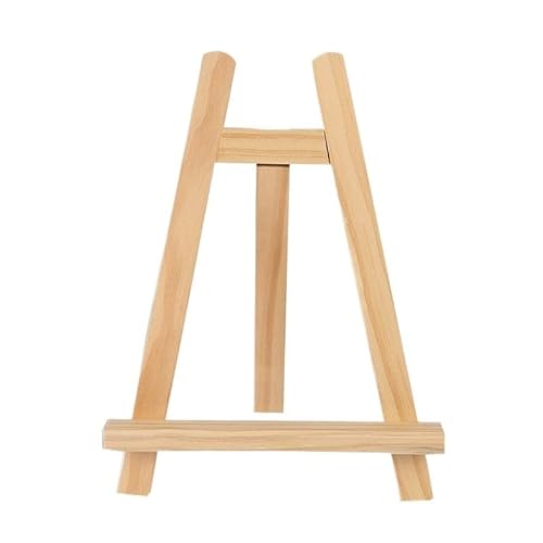 Staffelei Klein Holz Kleine Tisch-Staffelei mit Ständer, Rahmen, Künstlerstaffelei, Holz, Malstaffelei, Partystaffelei, Foto-/Bild-Schildhalter for Schüler, Tisch, Schule(20x28cm) von KFXYSM