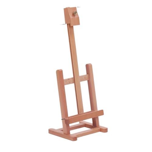 Staffelei Klein Holz Tischstaffelei aus Holz, Malstaffelei, Ständer, Desktop-Malständer for Erwachsene, Anfänger, Künstler, 43 x 16 cm/64 19,5 cm(43x16cm) von KFXYSM