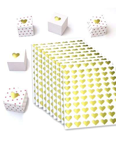 KGDUYC 720pcs Gold Glitzer Herz Aufkleber Selbstklebend Herzform Sticker Etiketten für Valentinstag Ostern Hochzeit Gästebuch Geschenkbeutel DIY Handwerk Scrapbooking Umschlagsiegel Dekoration KGDUYC 720pcs Gold Glitzer Herz Aufkleber Selbstklebend Herzform Sticker Etiketten für Valentinstag Ostern Hochzeit Gästebuch Geschenkbeutel DIY Handwerk Scrapbooking Umschlagsiegel Dekoration von KGDUYC
