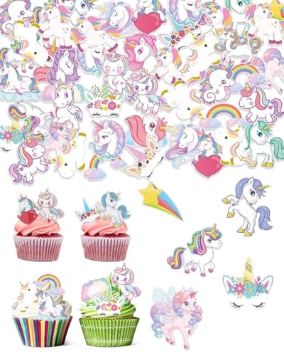 KGDUYC 80 Stück Einhorn Tortendeko,Einhorn Cupcake Deko,Einhorn Kuchendeko,Einhorn Cake Topper,Tortendeko Mädchen,Einhorn Muffin Deko,für Geburtstagsfeiern Jeden Alters Hochzeitsparty KGDUYC 80 Stück Einhorn Tortendeko,Einhorn Cupcake Deko,Einhorn Kuchendeko,Einhorn Cake Topper,Tortendeko Mädchen,Einhorn Muffin Deko,für Geburtstagsfeiern Jeden Alters Hochzeitsparty von KGDUYC