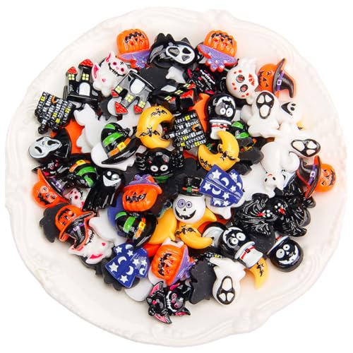 KGDUYC Charms,Halloween-Dekorationen, Bastelanhänger, Scrapbook-Dekorationen, Partygeschenke (100 Stück) von KGDUYC