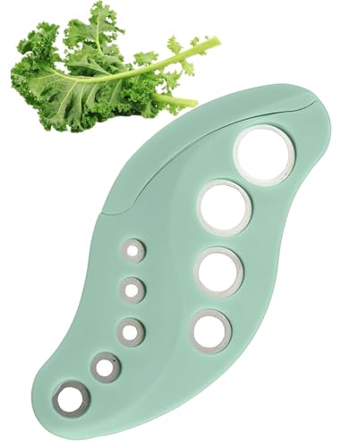 KGDUYC Kräuterabstreifer, herb stripper,kräuter stripper,Blatt Herb Stripper Edelstahl Gemüseschäler,Küchenhelfer Abstreifen Werkzeuge zum Entfernen von Blättern von KGDUYC