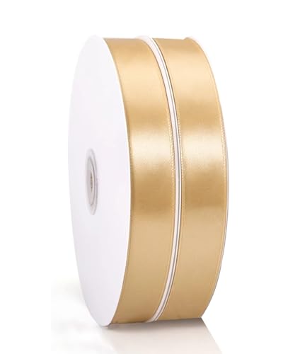 KGDUYC Satinband Gold, 20mm Schleifenband Gold, 44m Geschenkband Gold Breit, Geschenkband Hochzeit Stoff, Goldenes Geschenk Band Geschenkbänder für Taufe Geburtstag Deko Geschenkverpackung KGDUYC Satinband Gold, 20mm Schleifenband Gold, 44m Geschenkband Gold Breit, Geschenkband Hochzeit Stoff, Goldenes Geschenk Band Geschenkbänder für Taufe Geburtstag Deko Geschenkverpackung von KGDUYC