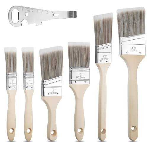 7 Stück Malerpinsel Set Lasurpinsel Lackpinsel 25mm 38mm 50mm 64mm Pinselset Malerbedarf Lackierpinsel für Lacke Profi Pinsel Klarlack Holz Streichen Pinselset Streichen Wand Kreidefarbe Pinsel 7 Stück Malerpinsel Set Lasurpinsel Lackpinsel 25mm 38mm 50mm 64mm Pinselset Malerbedarf Lackierpinsel für Lacke Profi Pinsel Klarlack Holz Streichen Pinselset Streichen Wand Kreidefarbe Pinsel von KGGZKG