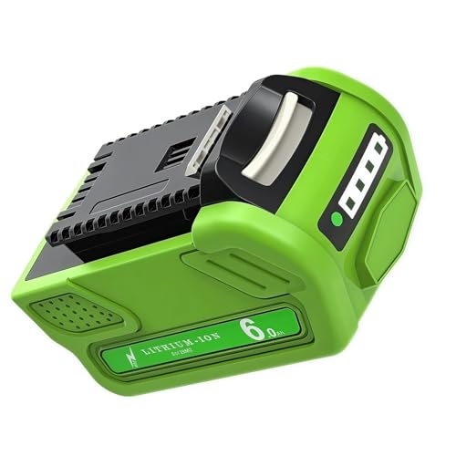40V 6000mAh Rechargeable Battery, Compatible With Greenworks. 290131 - Long Lasting Power Tool Battery For Lawn Mowers, Trimmers, Chainsaws & Outdoor Tools(For 290131) von KGNGBEM