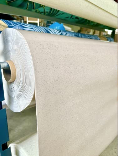 Tischdecke Bulgommes bedruckt, Pailletten, Taupe – am mest (140 x 220 cm) von KGS