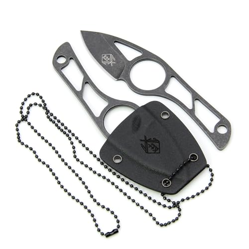 Neck Knife „Skelett“ Taschenmesser - Outdoor Feld Jagd Messer inkl. Kydex-Scheide Neck Knife „Skelett“ Taschenmesser - Outdoor Feld Jagd Messer inkl. Kydex-Scheide von KH-Security