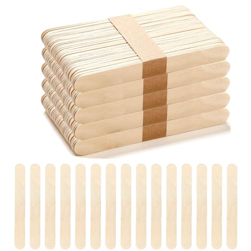 KHIRY 300 Stück Eisstiele Holz, Eisstiele aus Holz zum Basteln, Natur Eisstäbchen Holzstäbchen Holzspatel, DIY EIS Am Stiel und Bastelarbeiten KHIRY 300 Stück Eisstiele Holz, Eisstiele aus Holz zum Basteln, Natur Eisstäbchen Holzstäbchen Holzspatel, DIY EIS Am Stiel und Bastelarbeiten von KHIRY