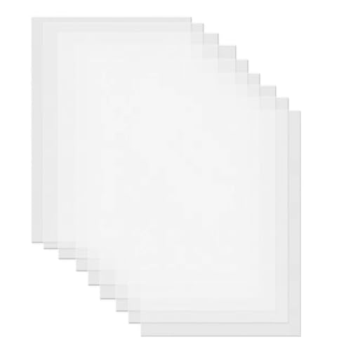 KHIRY Blatt Transparentpapier 300 Stück A4 Transparentpapier | Ideal für Basteln, Skizzieren & Dekorieren | 210x297mm | Vielseitig Einsetzbar für Grußkarten, Namensschilder & Laternen von KHIRY