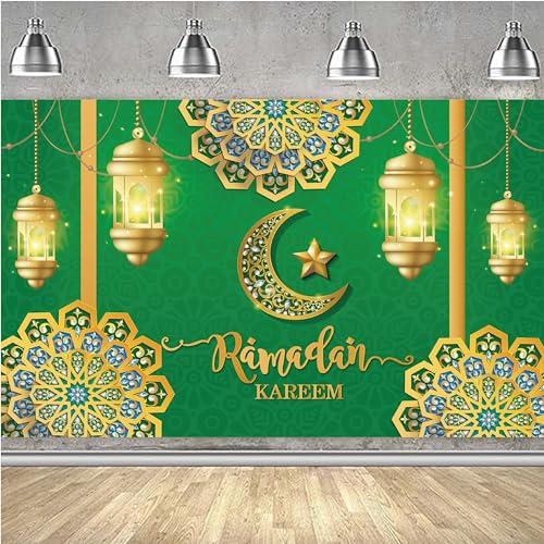 KHIRY Sfondo del Feste Ramadan Banner Fondale Eid Mubarak Sfondo ornamento Eid Mubarak, Banner ornamento Ramadan, Banner Felice Eid Mubarak, adatto per cabina fotografica KHIRY Sfondo del Feste Ramadan Banner Fondale Eid Mubarak Sfondo ornamento Eid Mubarak, Banner ornamento Ramadan, Banner Felice Eid Mubarak, adatto per cabina fotografica von KHIRY