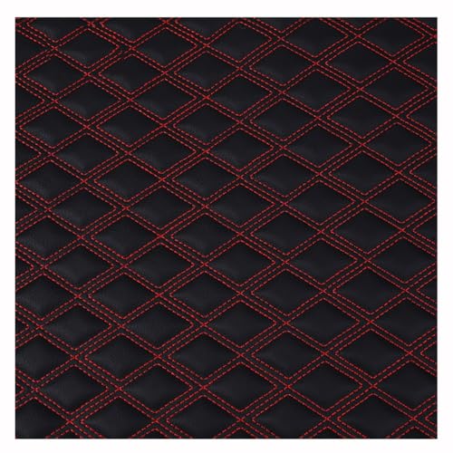 Kunstleder Gesteppt Meterware Polsterstoff Möbelstoff Kaschiert Leder Bezugsstoff Lederoptik Als Polster-Stoff/Sitzbezug(Black 2,1.6X2m) von KHPGQIAS