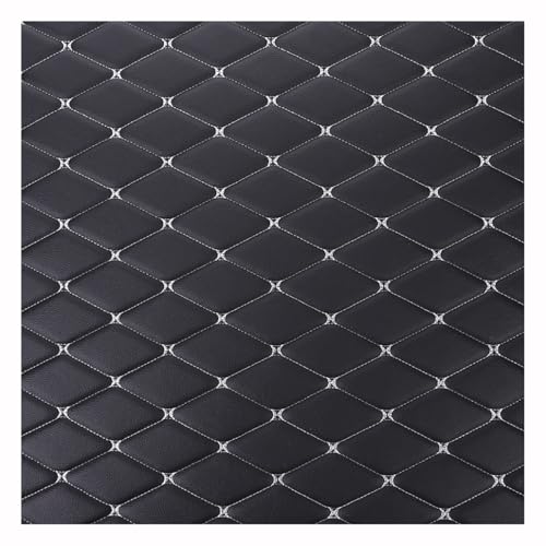 Kunstleder PVC Leder Polster Stoff Lederkonzept Polsterstoff Gesteppt Kaschiert Meterware Möbelstoff(Black 2,1.55X2m) von KHPGQIAS