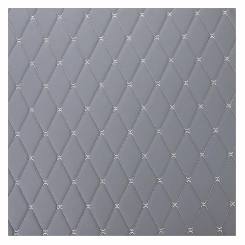 Kunstleder Polsterstoff Kaschiert Meterware MöBelstoff FüR SäMtliche Polsterarbeiten Autos Boote Dekorationen 155Cm Brei(Dark Gray,1.55X2m) von KHPGQIAS