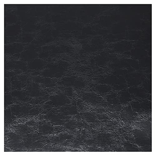 Kunstleder Polsterstoff Meterware FüR Möbel Sofa Stuhl Autos Polsterarbeiten Dekorationen DIY Basteln Nähen 146 cm Breit(Black,1.46x1m) von KHPGQIAS