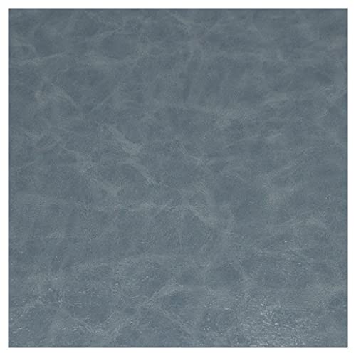Möbelstoff Premium Bezugsstoff Zum PU Stoff Leder, Kunstleder Polster Handwerk DIY Nähen Sofa Handtasche Autositz(Fog blue,1.46x3m) von KHPGQIAS