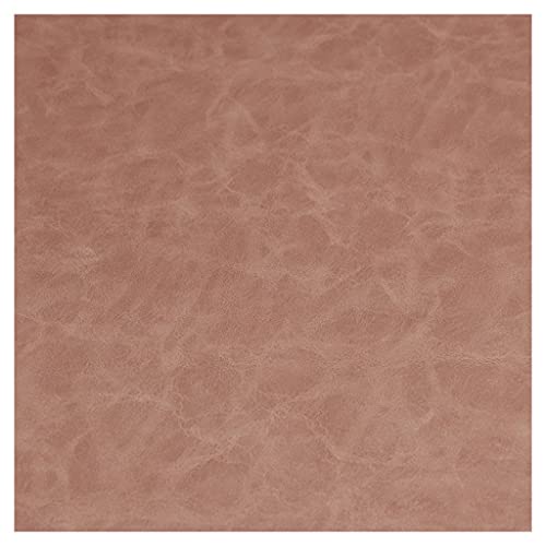 Möbelstoff Premium Bezugsstoff Zum PU Stoff Leder, Kunstleder Polster Handwerk DIY Nähen Sofa Handtasche Autositz(Leather Pink,1.46x2m) von KHPGQIAS