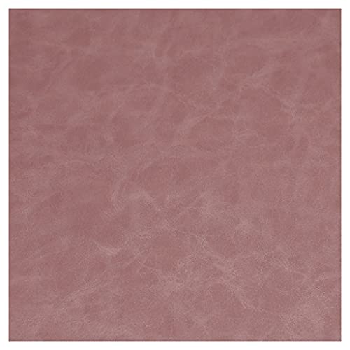 Möbelstoff Premium Bezugsstoff Zum PU Stoff Leder, Kunstleder Polster Handwerk DIY Nähen Sofa Handtasche Autositz(Pink,1.46x1m) von KHPGQIAS