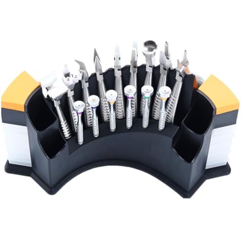 KHZKHC Brillen-Werkzeugset, Professionelles Brillenreparaturset, Einstellwerkzeuge, Mit 6 Magnetischen Brillenschraubendrehern, 9 Zangen Und Ständer, Für Die Reparatur Von Brillen, Handys Und Uhren KHZKHC Brillen-Werkzeugset, Professionelles Brillenreparaturset, Einstellwerkzeuge, Mit 6 Magnetischen Brillenschraubendrehern, 9 Zangen Und Ständer, Für Die Reparatur Von Brillen, Handys Und Uhren von KHZKHC