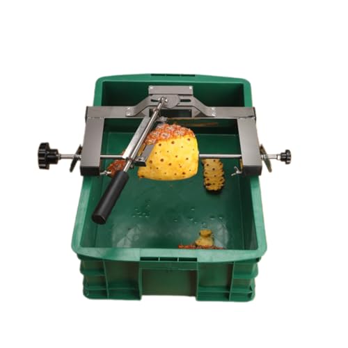Spezielle Ananas Peeling Machine, Kommerzielle Ananas Cutter Peeler Corer Slicer Werkzeug, Verstellbare Breite 30~38cm, Spezielles Peeling Artifakt, Für Zuhause, Supermärkte, Lebensmittelstände von KHZKHC