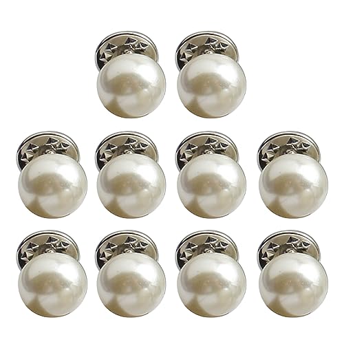 10xstylish Imitation Pearls Button Für Frauenhemden Nahtloser Abschluss Unsichtbare Sicherheitsstifte Verhindert Die Unfallbelastung 10xstylish Imitation Pearls Button Für Frauenhemden Nahtloser Abschluss Unsichtbare Sicherheitsstifte Verhindert Die Unfallbelastung von KHZen