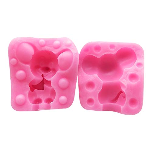 3D Kleine Mauskerze Silikonform Für Handgefertigte Desktop Gypsum Epoxidharz Kerzenform Für Die Heimdekoration von KHZen