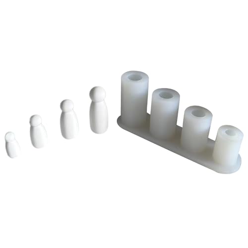 4pcs/Set Portrait Doll Silikonform Harzguss Formform Desktop Orament Duft Kerzenformen Für Kerzenherstellung Werkzeug von KHZen