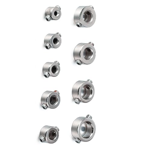 9pcs Bohrer Bit Tiefe Stopp Bohrgrenze Bohrringe Bit Stopp Collar Set Stop Kragen Set Bohrwerkzeug Mit Schraubenschlüssel von KHZen