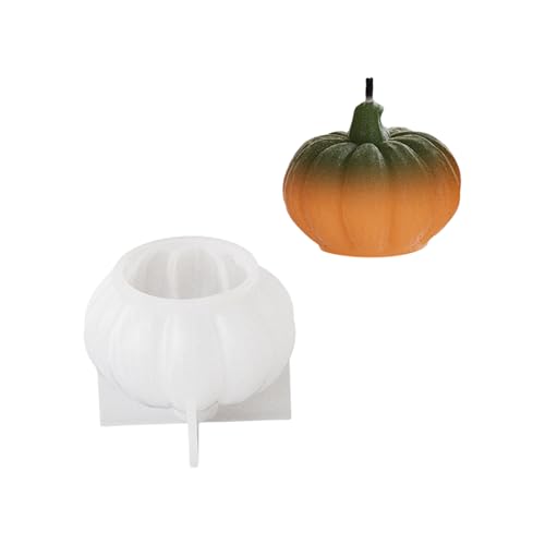 Flexible Silikonform 3D Kürbisform Kerzenform Duft Aromatherapys Herstellung Form Handgefertigter Schreibtisch Ornament Form von KHZen