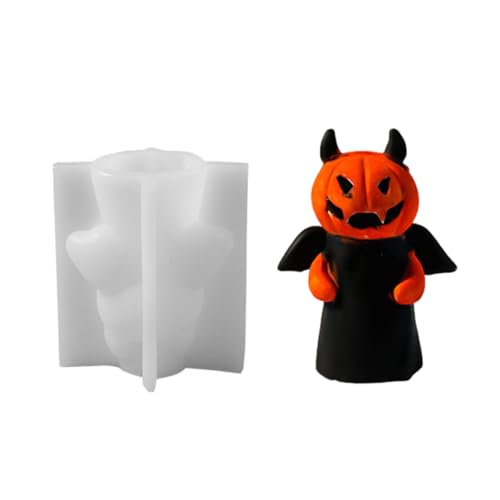 Flexible Silikonform Halloween Kürbisform Kerzenform Duft Aromatherapys Herstellung Form Handgefertigter Ornamentform von KHZen
