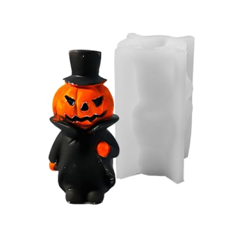 Flexible Silikonform Halloween Kürbisform Kerzenform Duft Aromatherapys Herstellung Form Handgefertigter Ornamentform von KHZen
