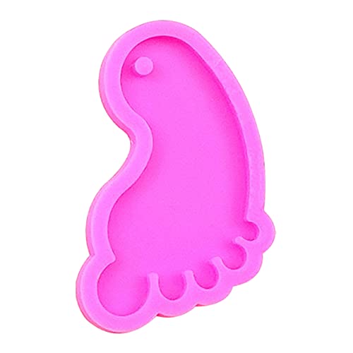Glänzend Glänzende Kleine Fußschmuck Silikon Epoxidharz Schimmel Schlüsselbund Anhänger Schmuck Für Valentinstag Geschenkhandwerk von KHZen
