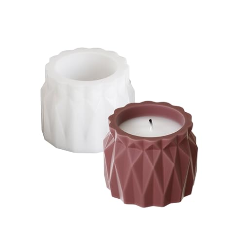 Große Silikon Aufbewahrung Jar Schimmel Aromatherapys Kerzenbecher Herstellung Form Epoxidharz Stiftbehälter Formen Home Dekoration von KHZen