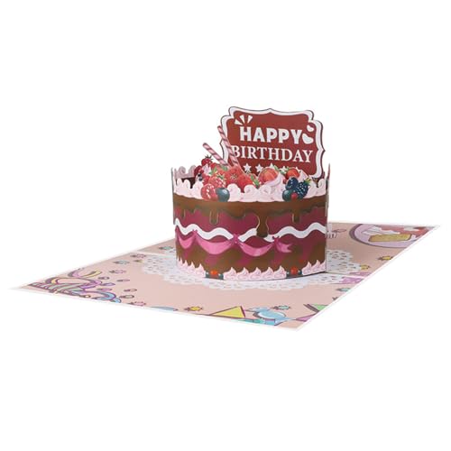 KHZen Elegante 3D Toping Geburtstagskarte Praktische Handgefertigte Grußkarte Papier Textur Geeignet Für Alle Altersgruppen KHZen Elegante 3D Toping Geburtstagskarte Praktische Handgefertigte Grußkarte Papier Textur Geeignet Für Alle Altersgruppen von KHZen