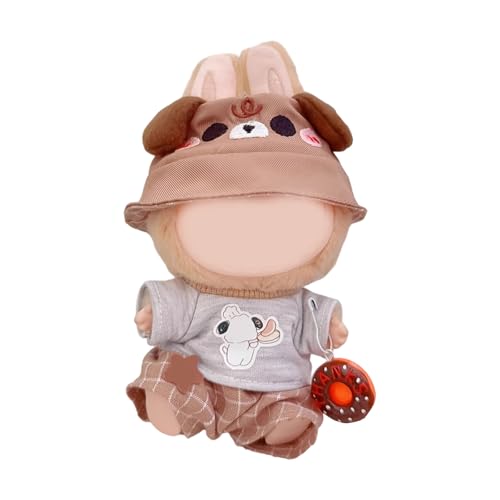 Kinder Tun So Als Spielpuppenkostüm 17cm Figur Plüsch Puppen Kleidung Set Easy Change Puppenausstellung Accessoires Interaktive Rollenspielpuppenkleidung von KHZen