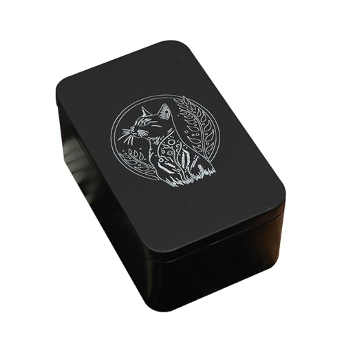Metal Game Card Box Playings Tarots Container Speicherpaket Paker Box Playings Karten Box Candy Storage Hülle Tarat Card Hülle von KHZen