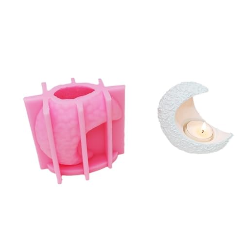 Mond Silikon Kerzenständer Formen Epoxidharz Silikonformen Zur Herstellung Von Teelichthalter Kerzenständer Heimdekoration Mond Silikon Kerzenständer Formen Epoxidharz Silikonformen Zur Herstellung Von Teelichthalter Kerzenständer Heimdekoration von KHZen