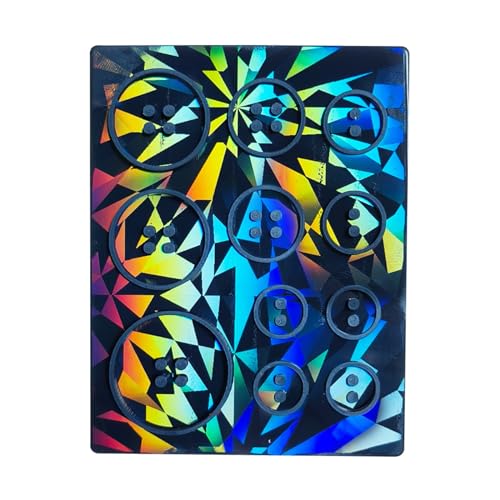 Personalisierte Knöpfe Harzform Holographische Harzknopf Schimmel Schimmel Effekt Schmuck Anhänger von KHZen