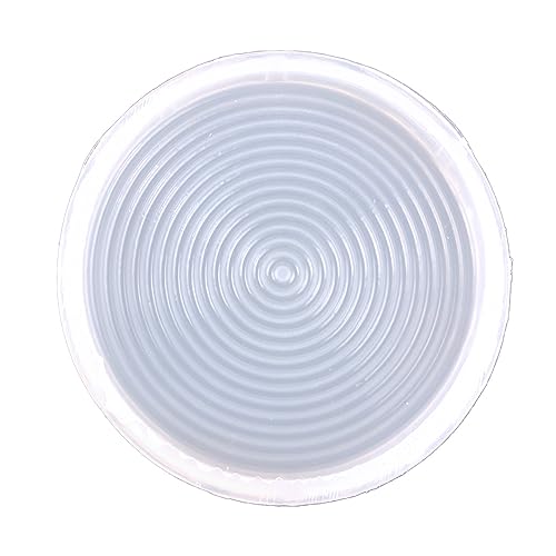 Untersetzer Kristall Epoxidharz Form Runde Spiralgezogene Kualisierte Kaffeebads Wasser Tasse Kissen Silikonform Für Schmuckharz Vorräte von KHZen
