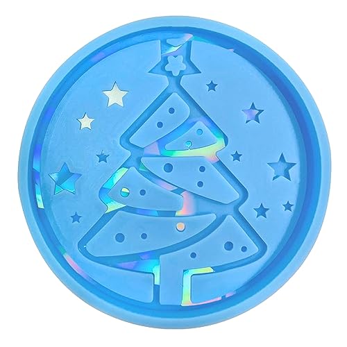 Weihnachtsbaum Placemat Formen Tablett Silikonform Epoxidharzguss Für Gießen Home Dekoration Silikonplatte Für Epoxidharz von KHZen