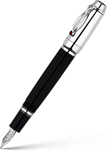 KIANSLA Füller X1 Einziehbarer Harz-Füllfederhalter Iridium extra feine Feder, schwarzer Mini-Pocket-Stift KIANSLA Füller X1 Einziehbarer Harz-Füllfederhalter Iridium extra feine Feder, schwarzer Mini-Pocket-Stift von KIANSLA