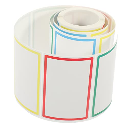 KICHOUSE 1 Rolle Bunte Namensaufkleber Form Hallo Büro Für Vinyl Farbig Farben Klassifizierter Aufkleber Bunte Aufkleber Selbstklebendes Etikett Aus Beschichtetem Papier von KICHOUSE
