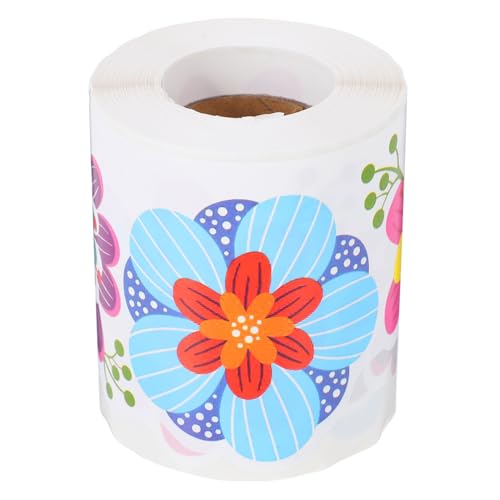 KICHOUSE 1 Rolle Farbige Blumen Selbstklebende Tafelrand Aufkleber Dekorative Bordüre für Klassenräume Pinnwände Partys und von KICHOUSE